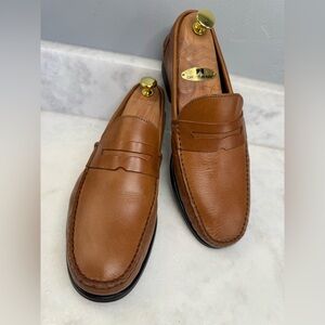 Marc Joseph New York Leather Penny Loafers Men’s Size 8.5 – Made in Brazil